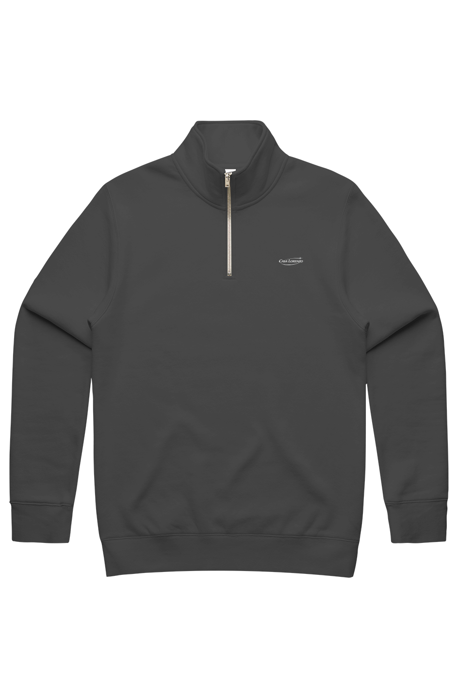 MENS STENCIL HALF ZIP