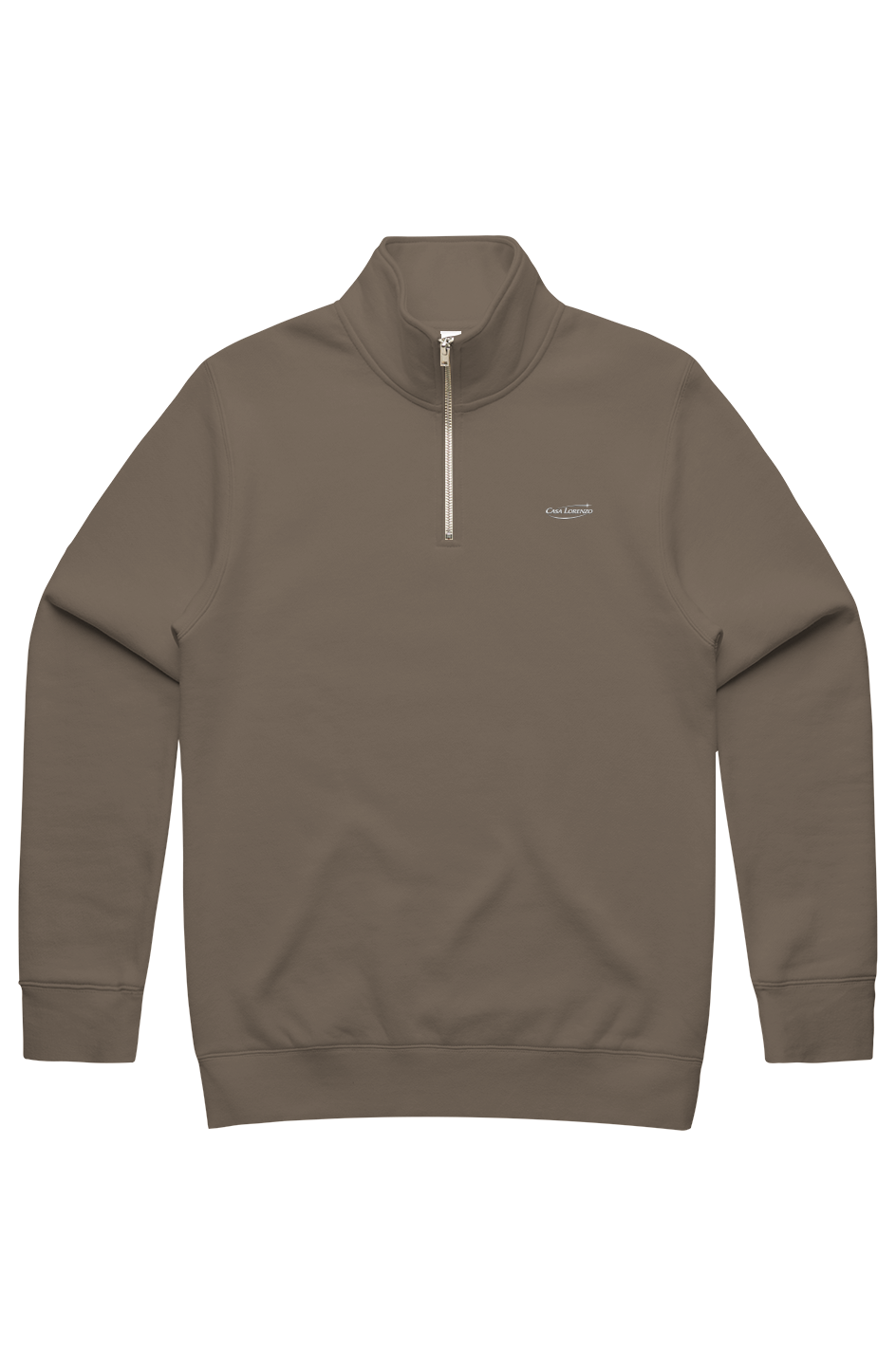 MENS STENCIL HALF ZIP