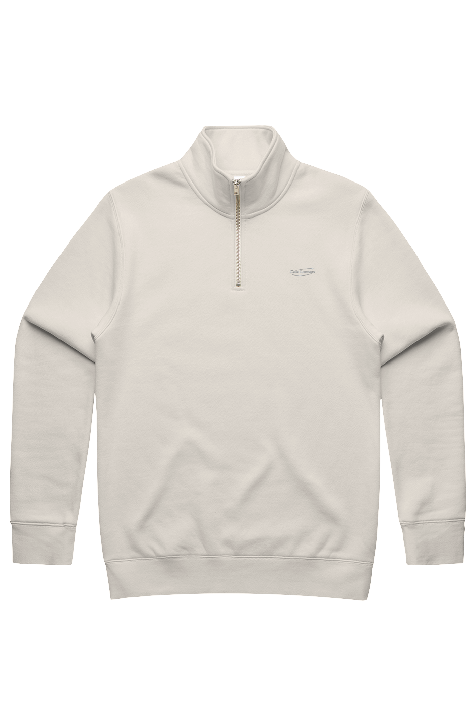 MENS STENCIL HALF ZIP